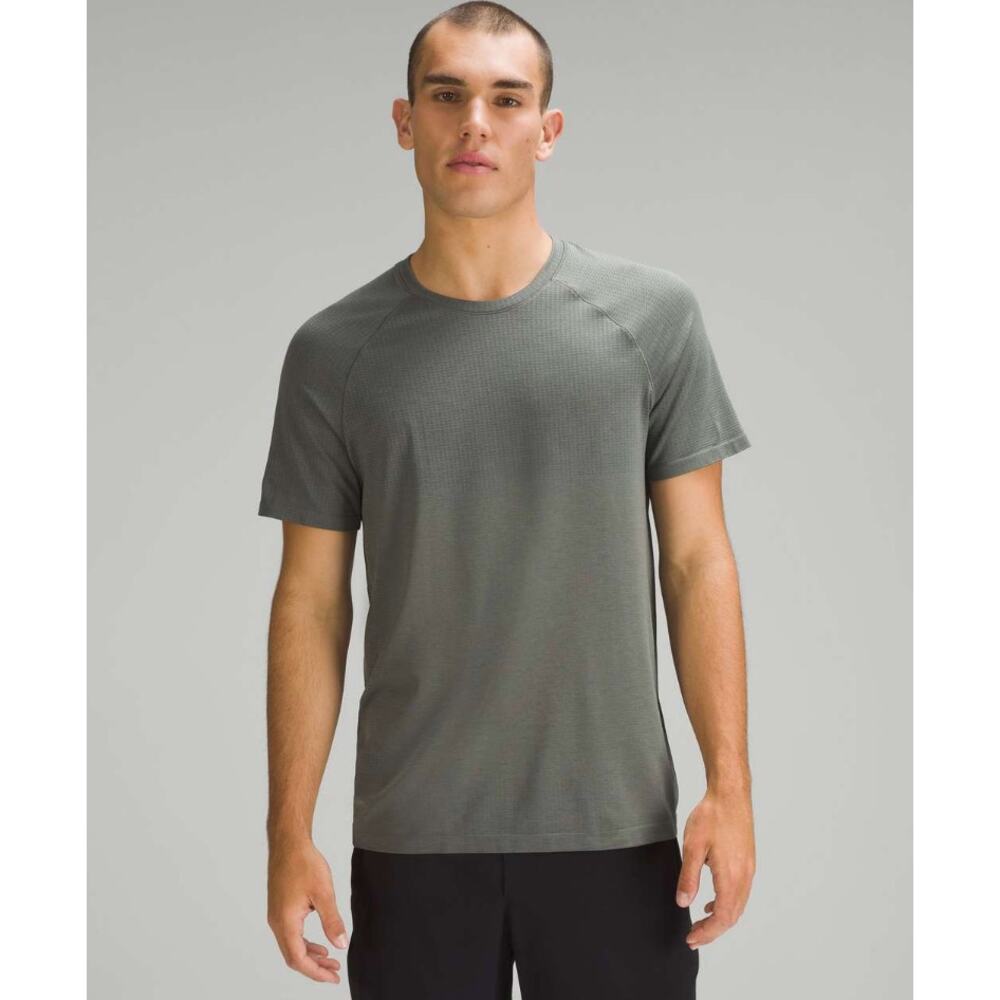 Lululemon Metal Vent Tech SS Updated Shirt Anchor Grey Sage Size M